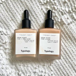 Typology Tinted Serum/Foundation Shades Fair+Light